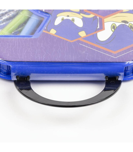 УЧЕНИЧЕСКИ КОМПЛЕКТ ЗА РИСУВАНЕ 50 ЧАСТИ SONIC В БЛИСТЕР