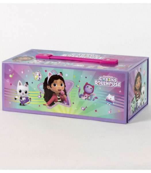 ТРИЕТАЖЕН КУФАР ЗА РИСУВАНЕ GABBY'S DOLLHOUSE